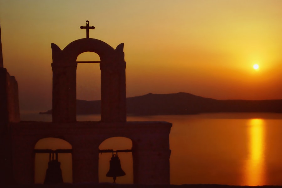 Photo Santorini sunset