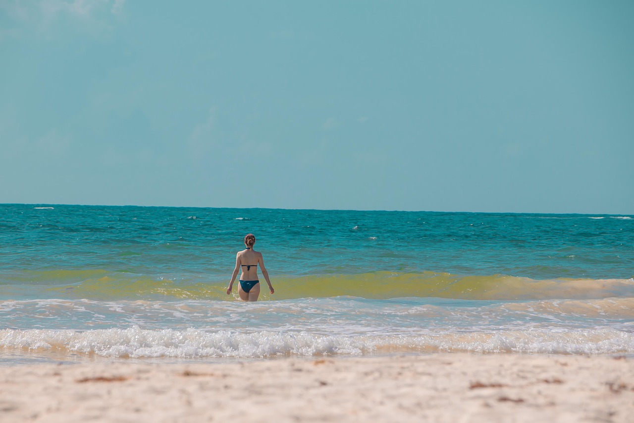 Tulum beach and coastline
