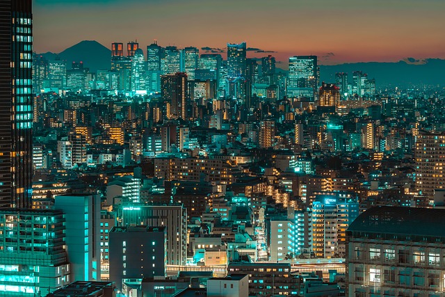 Tokyo skyline at dusk for a Japan travel budget guide