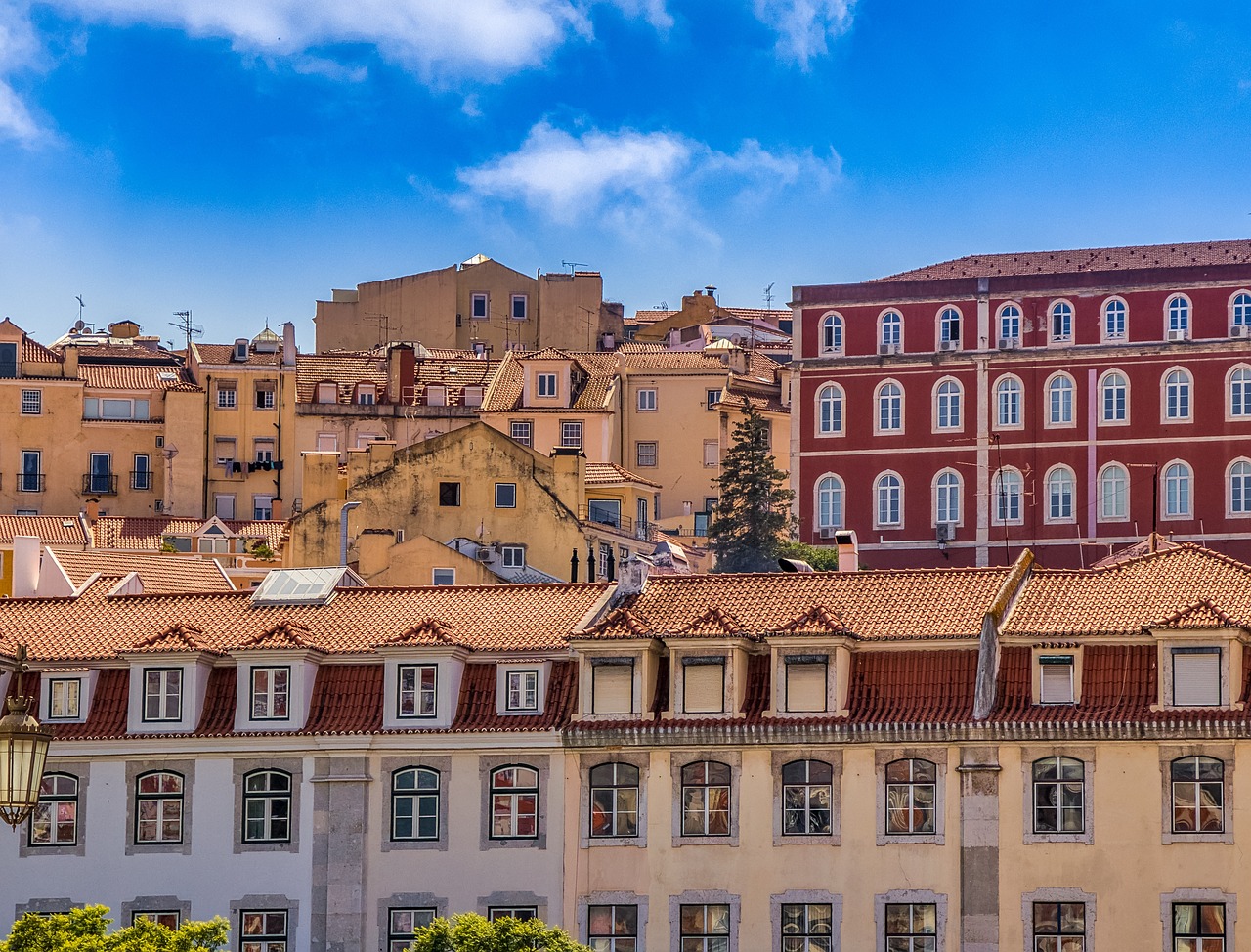 Lisbon Portugal city scene for itinerary planning