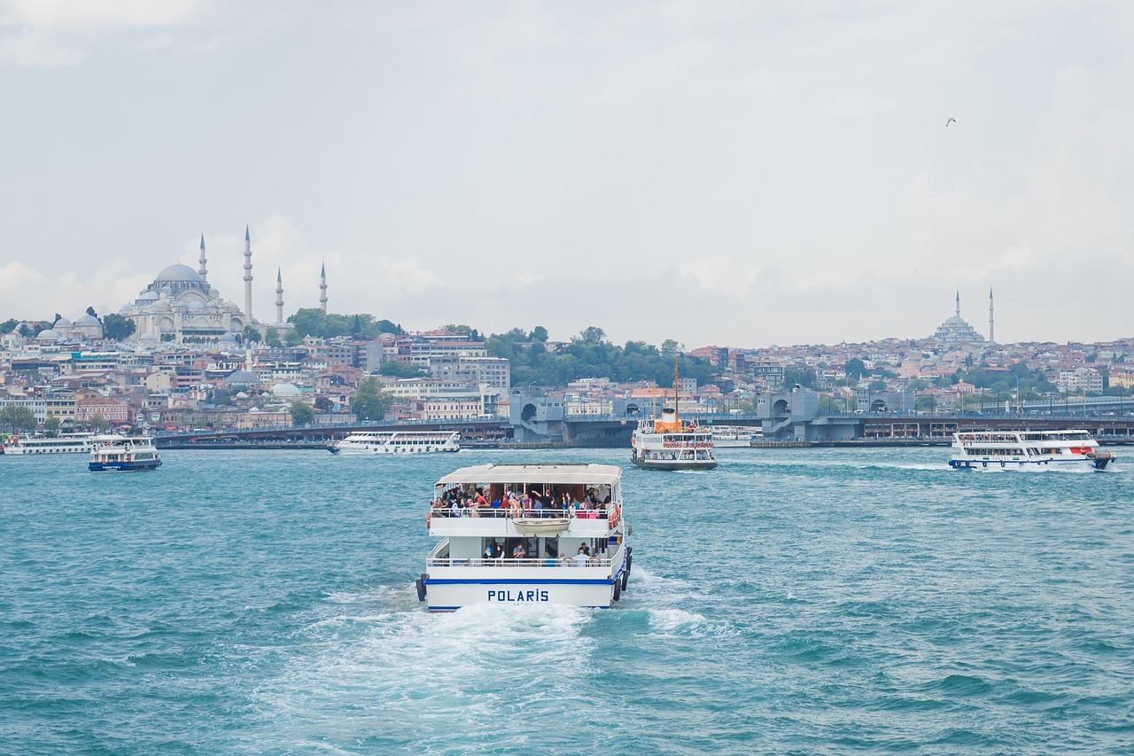 Skyline view of Istanbul, Turkey